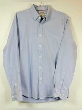 Goodthreads Light Blue Oxford Button-Down Shirt Slim Fit Large